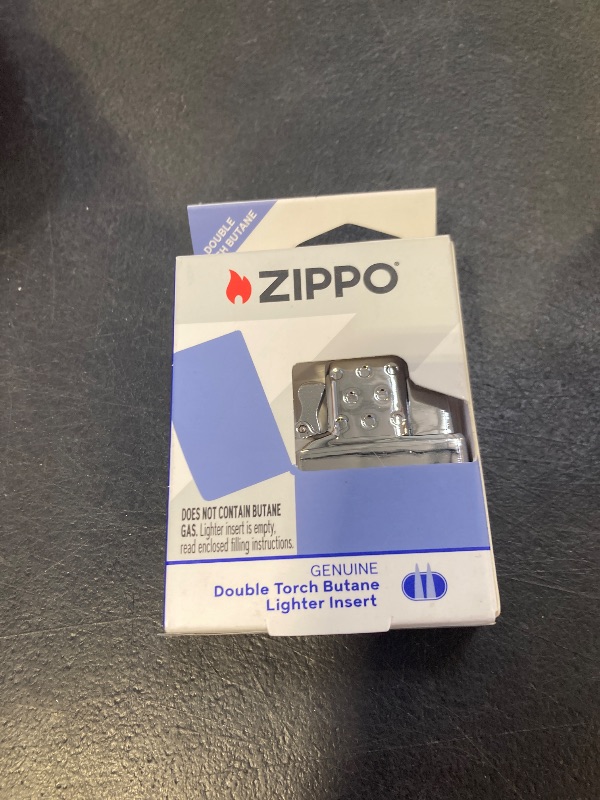 Photo 1 of Zippo 65827 Butane Lighter Insert - Double Torch, 1.4"L x 0.5"W x 2.1"Th