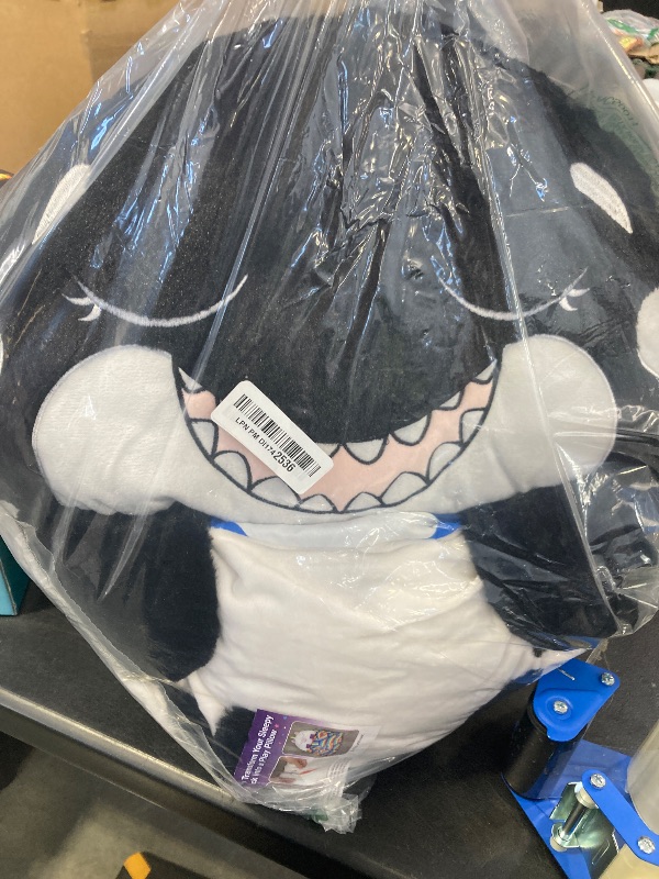 Photo 1 of Happy Nappers Pillow & Sleepy Sack- Comfy, Cozy, Compact, Super Soft, Warm, All Season, Sleeping Bag with Pillow- Medium 54” x 20”, Shark