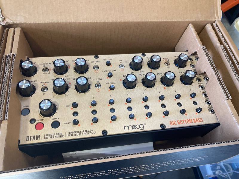 Photo 1 of MOOG DFAM Semi-Modular Analog Percussion Synthesizer with 8 Step Sequencer, 24-Point Patch Bay