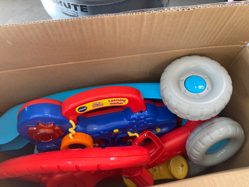 Photo 1 of VTech Sit-to-Stand Learning Walker (Frustration Free Packaging), Blue