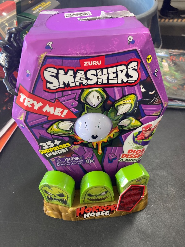 Photo 1 of Smashers Mega Horror House (Black) by ZURU, Interactive Toy, Collectable Toy for Kids and Teens