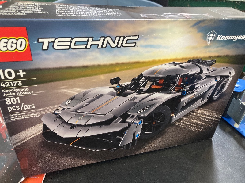 Photo 1 of LEGO Technic Koenigsegg Jesko Absolut Grey Hypercar, Sports Car Building Toy Set for Boys and Girls, Vehicle Racing Car for Kids, Buildable Model Kit, Sports Car Toy, Motor Enthusiasts’ Gift, 42173