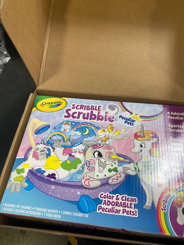 Photo 1 of Crayola Scribble Scrubbie Peculiar Pets, Washable Pet Grooming Toy Set for Kids, Craft Toys, Gifts for Girls & Boys, Toddler Easter Basket Essential