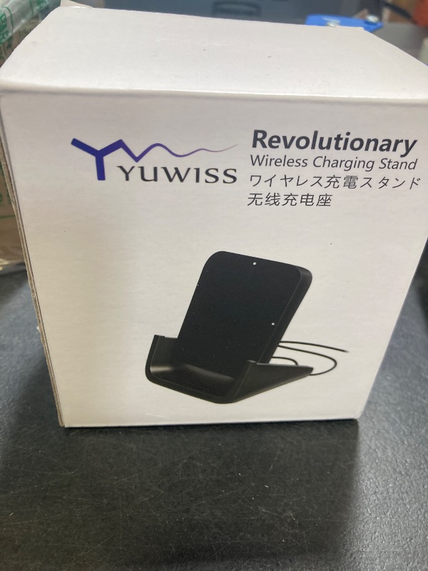 Photo 1 of Wireless Charger YUWISS Wireless Charging Stand Cordless Charger 10/7.5/5W Compatible with iPhone 15 14 13 12/12 /11Pro Max/XR/XS Max/XS/X/8/8Plus Galaxy S22/S21/S9/S9+/S8/S8+ Note (Pink)
