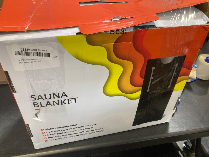 Photo 1 of UMIXGENE Infrared Sauna Blanket-Sauna Blanket for Home Use, Portable Design for Relaxation and Detoxification Highest 176?, 20-60 Minutes Timer, 6 ft x 2.65 ft?Black?