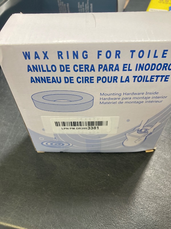 Photo 1 of Extra Thick Toilet Wax Ring Kit Include Closet Bolts, Bolt Caps, Thick Flange and Retainer Washers, Fits 3 Inch and 4 Inch Waste Lines for Toilet Gas Odor and Watertight Sealing