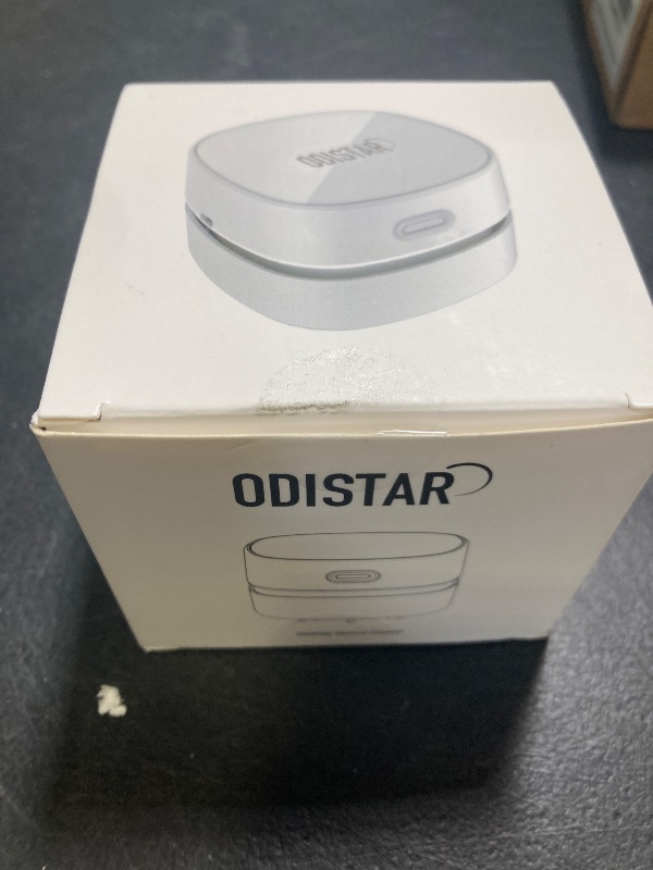 Photo 1 of ODISTAR Desktop Vacuum Cleaner,Mini Table dust Sweeper Energy Saving with auto Power-Off Function,High Endurance up to 400 mins,Cordless&360º Rotatable Design for Keyboard/Office(Orange Charging)