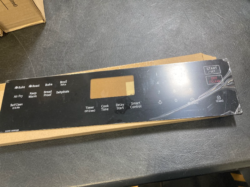 Photo 1 of DG96-00850B Gas Range Touch Control Panel Range Membrane Switch Touchpad Compatible with Samsung, Fit Models NX60A6511SG/AA NX60A6511SB/AA NX60A6511SS/AA