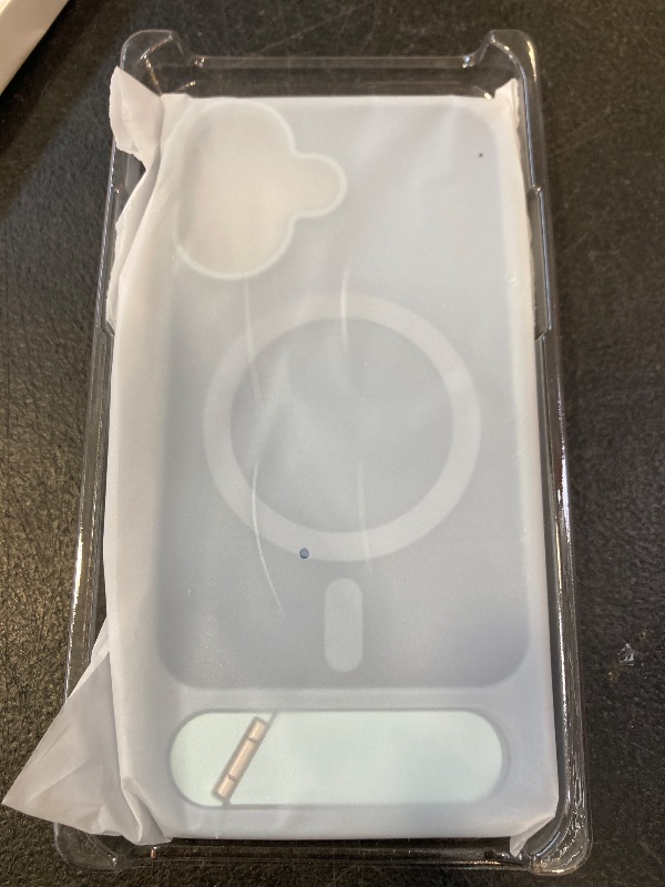 Photo 1 of Temdan Magnetic Compatible with iPhone 16 Case, [Built-in Invisible Kickstand][Compatible with Mag Safe][Military Grade Shockproof] Slim Translucent Matte Phone Case for iPhone 16 6.1"