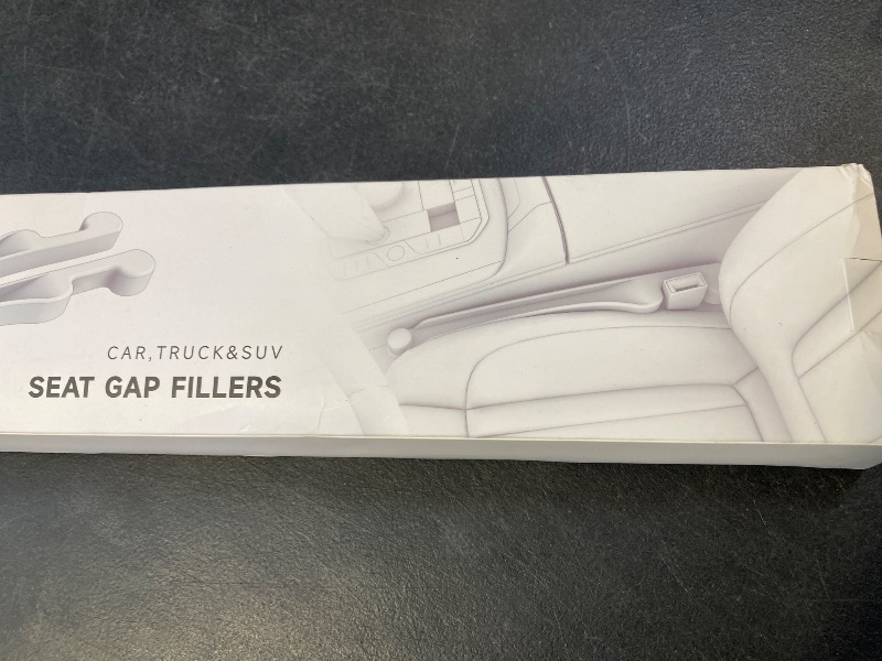 Photo 1 of Car Seat Gap Filler Set of 2, Soft Foam Multifunctional Seat Side Gap Filler with Organizer & Hook Function, 3in1 Gap Stopper Universal Fit Car SUV Truck Fill The Gap Between Seat & Console