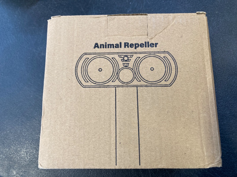 Photo 1 of Solar Ultrasonic Animal Repellent Outdoor, Deer Repellent Devices Motion Detection, Waterproof Cat Squirrel Mouse Raccoon Dog Bird Repellent Deterrent with LED Flash Light for Yard Farm Garden