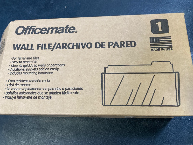 Photo 1 of Officemate Wall File, Letter Size, 13 x 4 1/8 x 7 Inches, Smoke (21431)