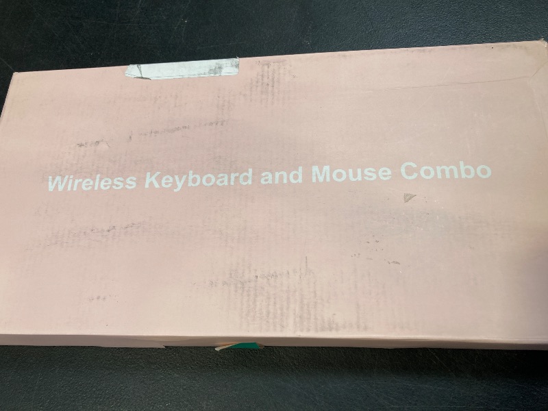 Photo 1 of Links9+ Wireless Keyboard and Mouse, Full-Size Retro Typewriter Keyboard with Round Keycaps, 2.4GHz for Windows, Mac, Laptop, PC, Desktop (Milky Tea Colorful)