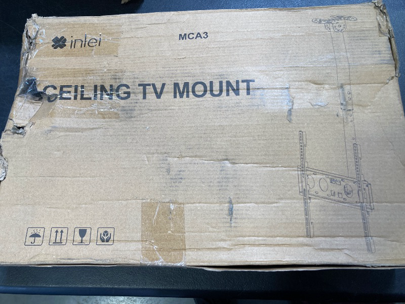 Photo 1 of XINLEI Full Motion TV Bracket for 26 to 65 Inch Flat / Curved TVs / Monitors, Swivel Tilt Height Adjustable, Holds up to 100 Lbs, VESA 400x400mm MCA3