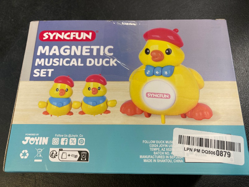 Photo 1 of SYNCFUN Musical Duck Toy with 2 Baby Ducks, Crawling Tummy Time Toy with Light & Music, Early Learning Education, Christmas Birthday Gift for Boys Girls Aged 6+ Months, Easter Gift