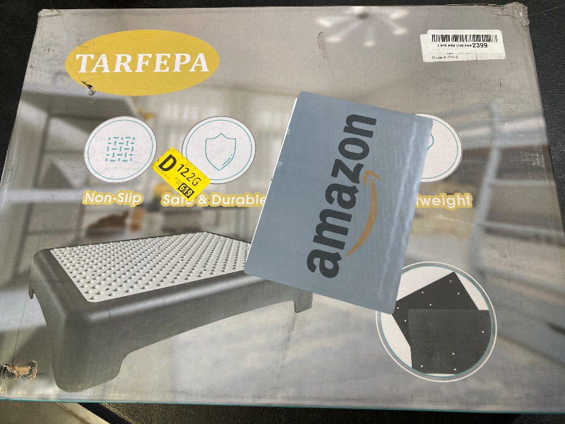 Photo 1 of TARFEPA Non Slip One Step Stool for Seniors, Adults, Indoor / Outdoor Portable Stair Assist, Mobility Step Stool for Bedside, Car, Kitchen, Bathroom, Black