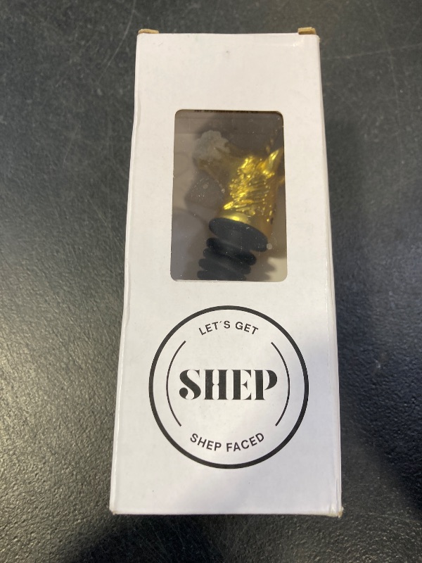 Photo 1 of SHEP ANIMAL AERATOR | WINE AERATOR POURER SPOUT | NOVELTY GIFT | UNICORN GOLD