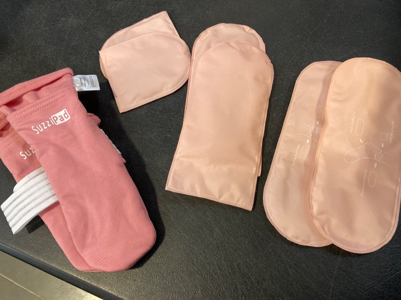 Photo 1 of SuzziPad Chemo Care Package for Women & Men, Cooling Gloves, Socks and Cold Caps for Chemotherapy, Ideal for The Discomfort of Head, Hand, Feet, S/M