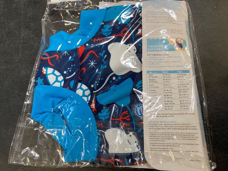 Photo 1 of Splash About Happy Nappy Duo Reusable Swim Diaper, Under The Sea, 2-3 Years