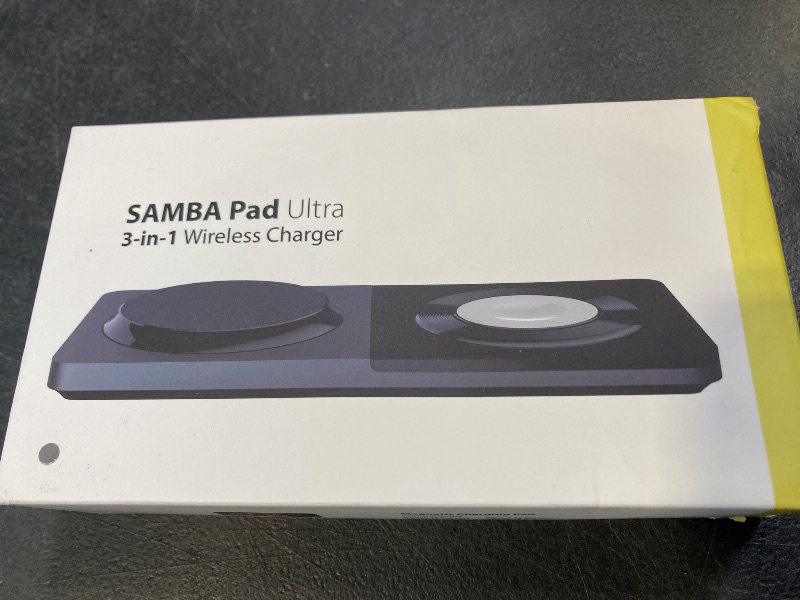 Photo 1 of 3 in 1 Wireless Charging Station for Apple Device: Fast Charging Station for iPhone and Watch with Mag Safe, Foldable Charger Stand for iPhone 12-16 & iPhone 16 & iWatch & Air Pods