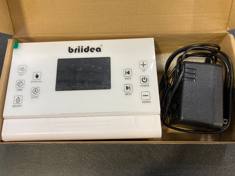 Photo 1 of 8 Zones WiFi Smart Sprinkler Controller, Briidea Automatic Irrigation Controllers with Customized Watering Schedule & Seasonal Adjustment, Water Efficiently and Keep Your Plants Healthy