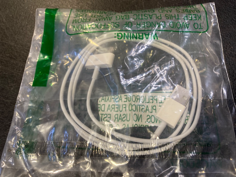 Photo 1 of ZLONXUN Cable Compatible with Charger iPhone 4/4S/3G/3GS,Old iPad 1 2 3,iPod Touch 4 3 2 1 Nano, iPod Classic 3 2 1, (3.3 Feet, White)