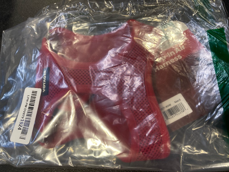 Photo 1 of Best Pet Supplies Voyager Step-in Air Dog Harness - All Weather Mesh, Reflective, No Pull Harness for Small, Medium Dogs, Cats - Secure with Hook & Loop Fastener, Buckle, Double D-Rings - Red, S