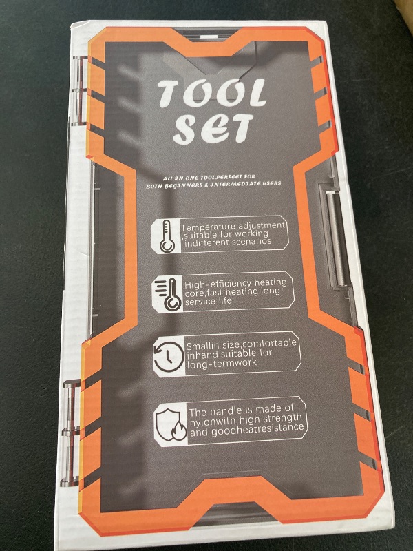 Photo 1 of Soldering Iron Premium Kit, 60W Soldering Gun with Ceramic Heater, 12-in-1 Soldering Tool, Adjustable Temperature 200 to 450°C, Includes Soldering Iron Tip, Solder Wire, Pump and Paste