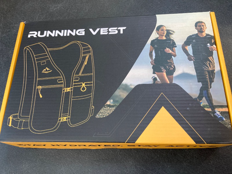 Photo 1 of ISEYOU Running Vest for Women Men, Reflective Hydration Vest with Adjustable Waistband & Phone Pocket, Lightweight Breathable Running Water Vest for Jogging Hiking Trail Cycling and Marathon Race