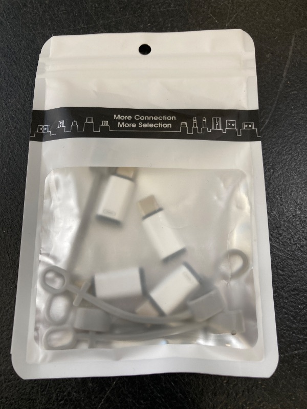 Photo 1 of 4 Pack Lightning to USB C Adapter for iPhone 15/16 Pro/16 Pro Max/Plus, Samsung S24,iPad Air, Nintendo Switch, Fast Charging & Data Transfer (Lightning to USB C Adapter)