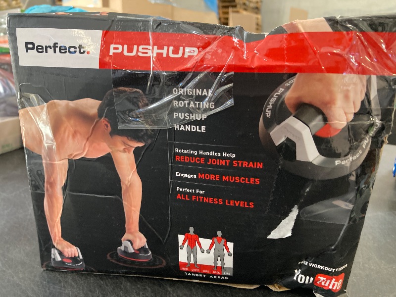 Photo 1 of Perfect Fitness Perfect Pushup Rotating Push Up Handles – Enhance Your Workout And Engage More Muscles With Ergonomic Design