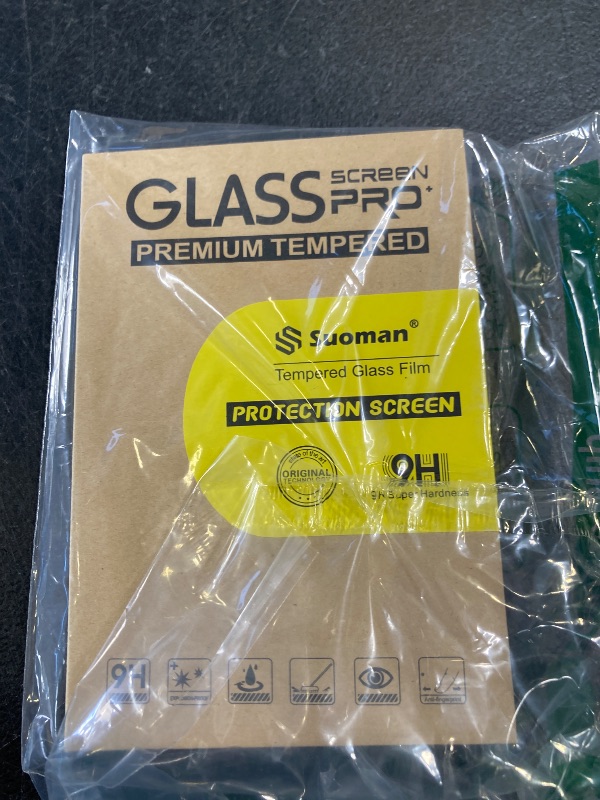 Photo 1 of Suoman 4-Pack for Samsung Galaxy Watch 6 Classic 47mm/Galaxy Watch 7 Ultra 47mm Screen Protector, [Anti-Scratch] 2.5D 9H Ultra-thin Tempered Glass Screen Protective Film