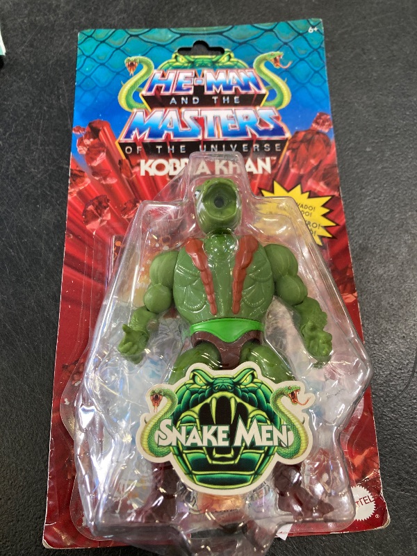 Photo 1 of Masters of the Universe Origins Action Figure & Accessory, Rise of Snake Men Armor He-Man with Mini Comic Book, 5.5 inch