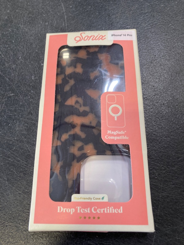 Photo 1 of Sonix Case for iPhone 16 Pro | Compatible with MagSafe | 10ft Drop Tested | Tortoiseshell | Brown Tort