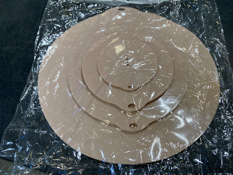 Photo 1 of 4"-12" Silicone Lids for Cups Bowls Plates Pans, Microwave Splatter Cover, Kitchen Containers Lids Cover for Food Storage, Multiple 5 Pack