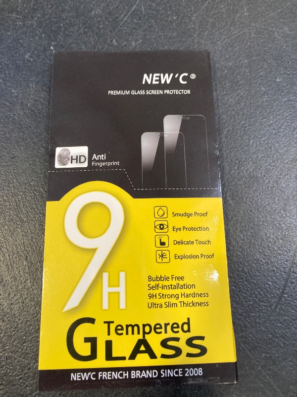 Photo 1 of NEW'C 3 Pack Designed for iPhone 14 Pro Screen Protector (6.1"), Tempered Glass, Case Friendly Anti Scratch Bubble Free Ultra Resistant