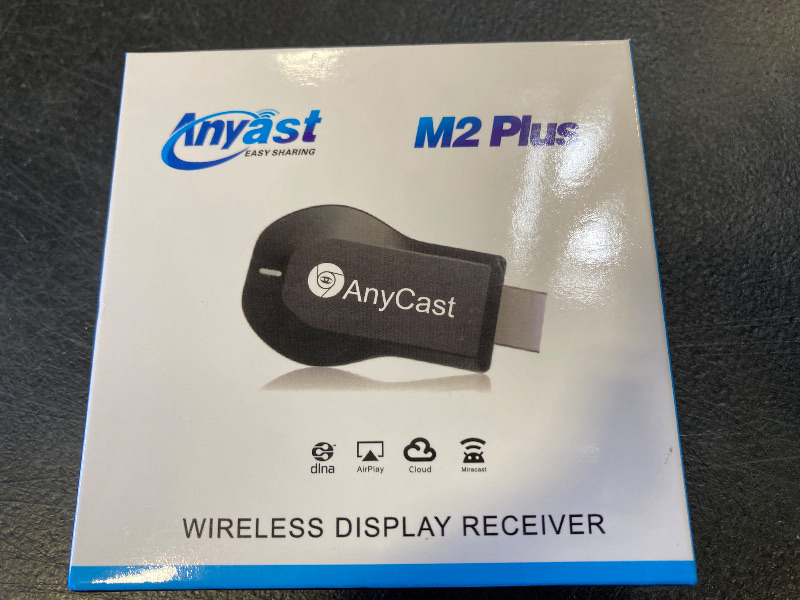 Photo 1 of SmartSee Anycast HD Wireless Display Adapter WiFi 1080P Mobile Screen Mirroring Receiver Dongle for iPhone Mac iOS Android to TV Projector Support Miracast Airplay DLNA
