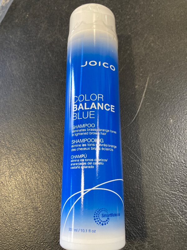 Photo 1 of Joico Color Balance Blue Shampoo | For Lightened Brown Hair | Eliminate Brassy Orange Tones | Boost Color Vibrancy & Shine | UV Protection | With Rosehip Oil & Green Tea Extract | 10.1 Fl Oz