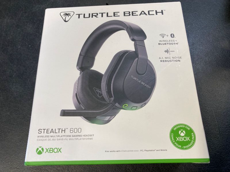 Photo 1 of Turtle Beach Stealth 600 Wireless Multiplatform Amplified Gaming Headset for Xbox Series X|S, Xbox One, PC, PS5, PS4, & Mobile – Bluetooth, 80-Hr Battery, Noise-Cancelling Mic – Black