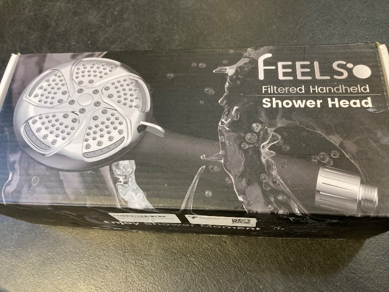 Photo 1 of FEELSO Filtered Shower Head with Handheld, High Pressure 7-Spray Showerhead with Filters for Hard Water - Remove Chlorine, Reduce Dry Itchy Skin, Anti-clog Nozzles, Power Wash to Clean Tub, Tile & Pet
