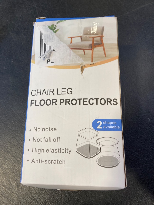 Photo 1 of 32 Pcs Chair Leg Protectors for Hardwood Floors, Silicone Felt Furniture Leg Cover Pad for Protecting Floors from Scratches and Noise, Smooth Moving for Chair Feet(Large fit : 1.3'' - 2'')