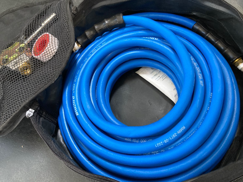 Photo 1 of BLUBIRD BBFLT3850 3/8" x 50' Fleet Edition Tire Inflator Kit, Lightest, Strongest, Most Flexible, 300 PSI, 50F to 190F Degrees, High Strength Polyester Braided