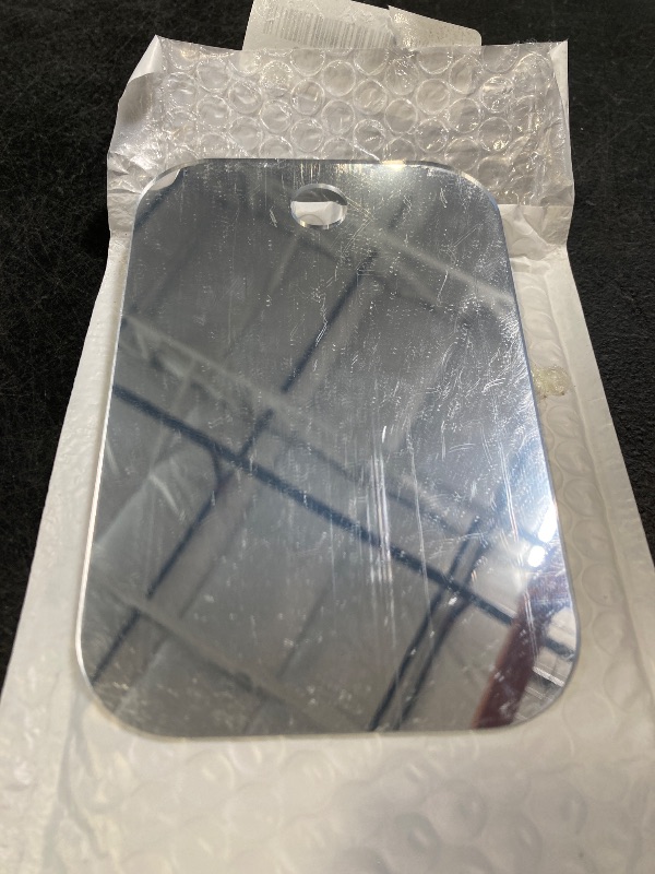 Photo 1 of Shatterproof Shower Mirror for Shaving NO Hook (Small 2 Pack 6 x 4 Inch) 40% Cheaper Than The Original, Unbreakable Deluxe Plexiglass Makeup Mirror, Bathroom Wall Hanging, Portable Handheld Camping
