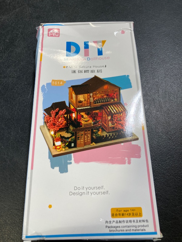 Photo 1 of TOPBSFARNY Miniature Wooden Dollhouse Japanese/Seaside/Car House Market DIY Doll House Kit Villa Building 3D Model Creative Gifts for Friend and Parents (Japanese Style Villa)
