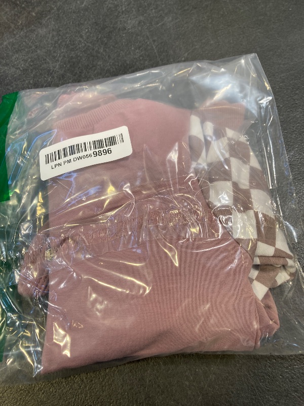Photo 1 of Shejingb Baby Boy Girl Clothes Fall Winter One Piece Outfit Long Sleeve Checkered Romper Jumpsuit for Newborn Infant (Checkered Purple, 3-6 Months)