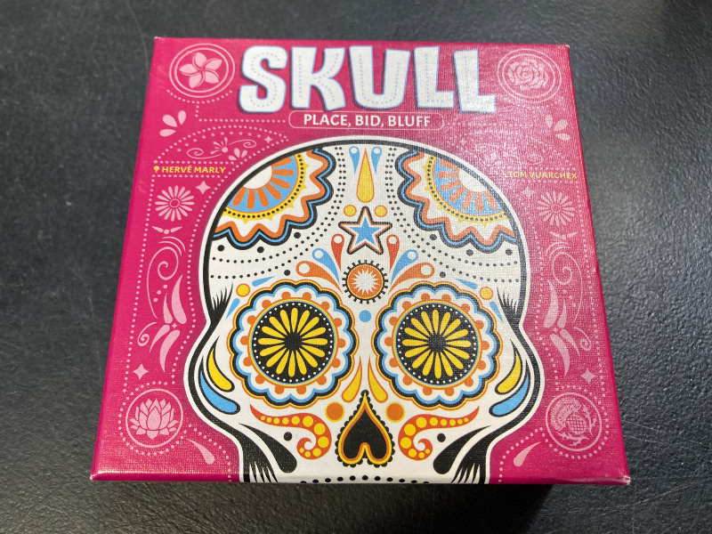 Photo 1 of Skull Party Game (New Edition) | Bluffing Strategy Game | Fun Game for Game Night | Family Board Game for Adults and Teens | Ages 10+ | 3-6 Players | Avg. Playtime 30 Minutes | Made by Space Cowboys