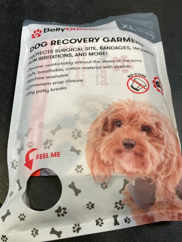 Photo 1 of Belly Guard Recovery Suit for Dogs, Comfy Dog Surgery Suit, Female Spay and Male Neuter Onesie for Post-Op Care - size XL