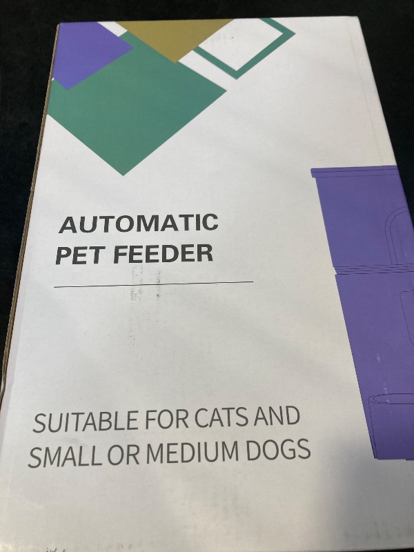 Photo 1 of IMIPAW Automatic Cat Feeder and Water Fountain, Timed Pet Dry Food Dispenser, Programmable Portion Control, 1-6 Meals Per Day, Cat Fountains for Drinking with Filter, Small Pets (3L Combo)