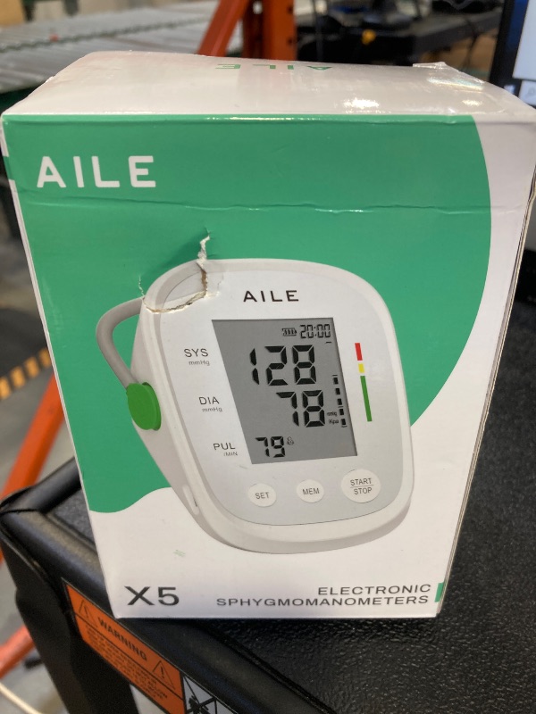 Photo 1 of Blood Pressure Monitor, AILE Blood Pressure Machine Upper Arm Large Cuff(8.7"-16.5"), High Automatic Blood Pressure Monitors Cuff for Home Use, (BP) Manual Arm Blood Pressure Monitors, 2 * 99 Memory