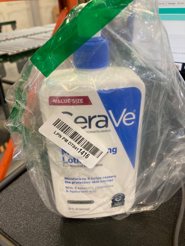 Photo 1 of CeraVe Daily Moisturizing Lotion for Dry Skin, Body Lotion & Face Moisturizer with Hyaluronic Acid and Ceramides, Daily Moisturizer, Fragrance Free, Oil-Free, 19 Ounce